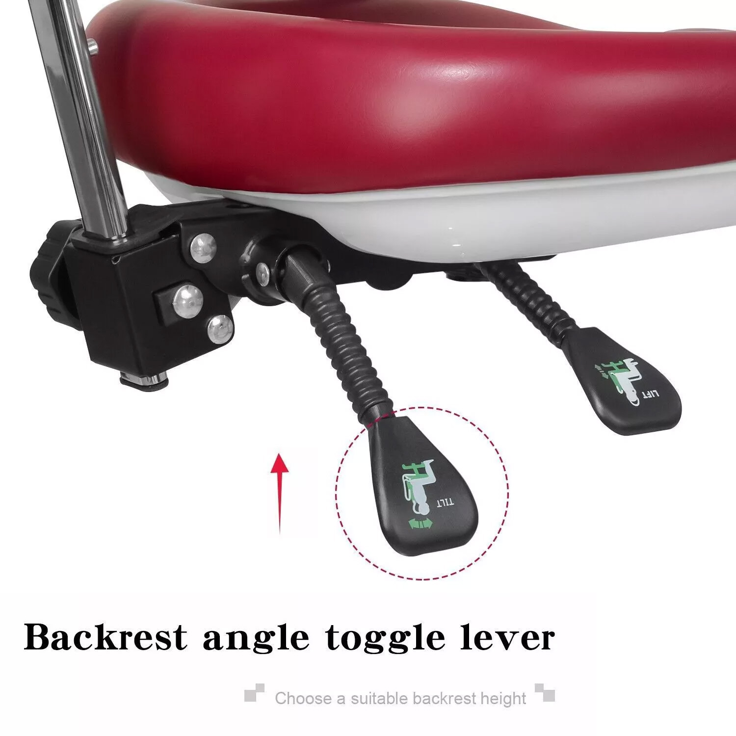 TYTC JKS 037 Dental Medical Microscope Stool Surgeon Chair with Armrest